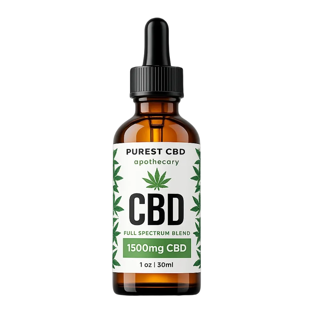 1500mg CBD Oil Australia broad spectrum 30ml bottle
