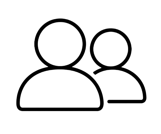 Two people icon representing thousands of happy customers